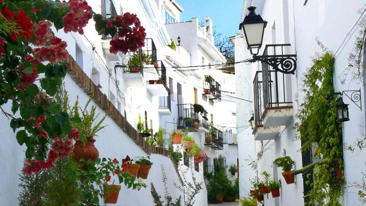 Casa Mirador Las Claras Con Piscina Privada Jardin Villa Iznate Esterno foto