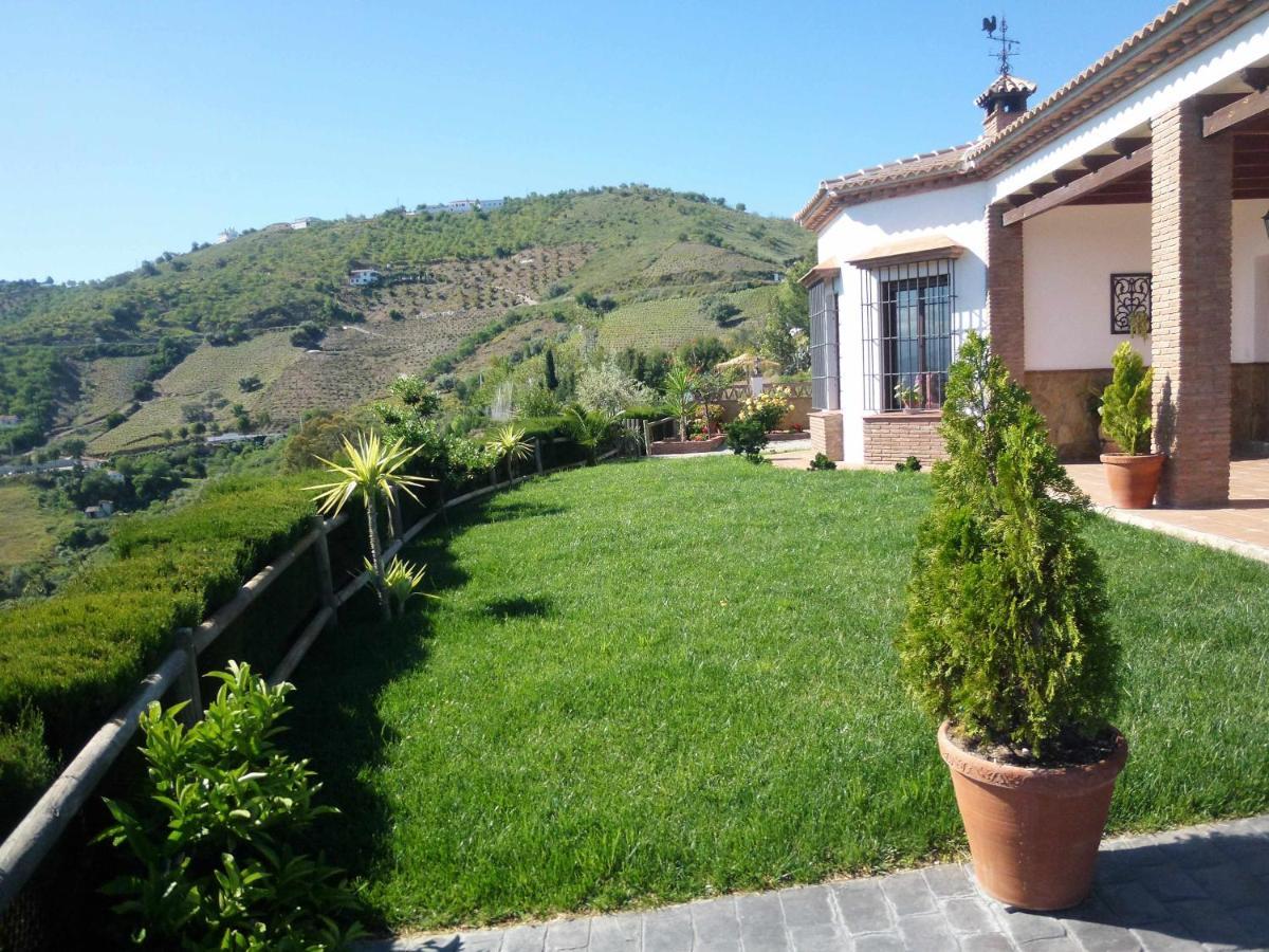 Casa Mirador Las Claras Con Piscina Privada Jardin Villa Iznate Esterno foto