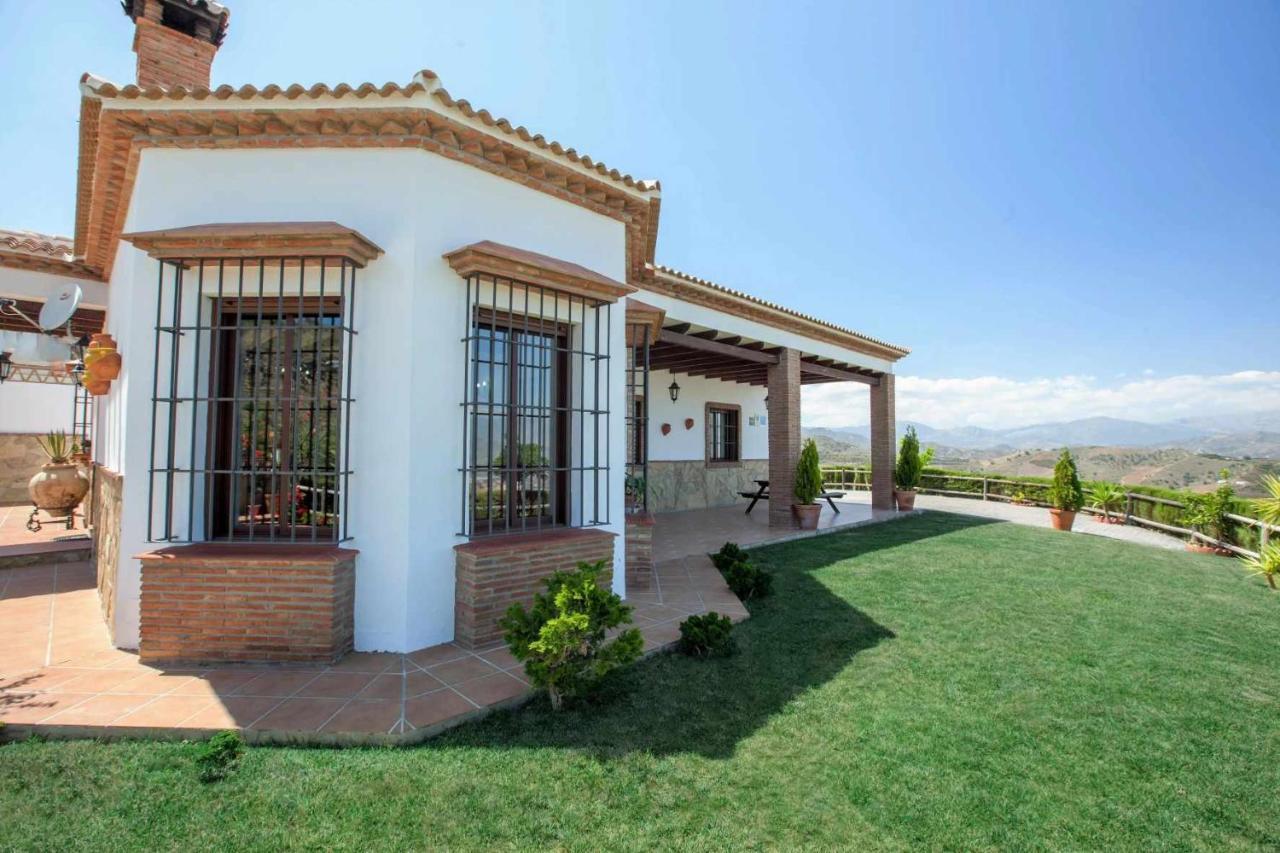 Casa Mirador Las Claras Con Piscina Privada Jardin Villa Iznate Esterno foto